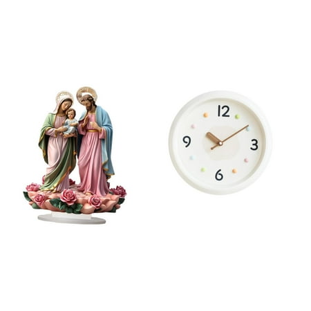 FVDPWYE Acrylic Desktop Decor DIY Unique Tabletop Ornament Modern Wall Clock Hanging Quiet Large Numerals Decorative Home Office Study Room Holiday Fireplace