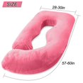 thumbnail image 3 of Almohada de Embarazo AMCATON Grande en Forma de U 152 cm Roja, 3 of 8