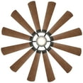thumbnail image 5 of Windmill Indoor and Outdoor 12-Blade Smart Ceiling Fan 65in Oil-Rubbed Bronze Dark Walnut with 3000K LED Light Kit and Remote Control, 5 of 5