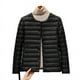 thumbnail image 5 of Chaqueta de plumón ligera para mujer, camiseta interior ligera para otoño e invierno, ropa interior, chaqueta cálida de talla grande con cuello redondo, 5 of 5
