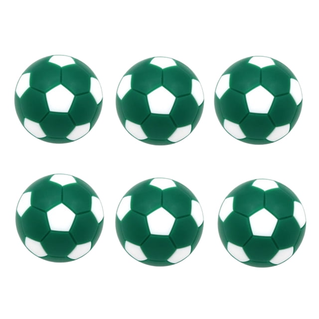 6pcs 32mm futbolín futbolín futbolines fussball reemplazo verde Sunnimix Reemplazo de balón de fútbol de mesa