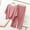 Pink, variant on Comfortable Women's Pajamas Women'S 3/4 Sleeve Pajamas Sets Pants, Women Pajama Sets L