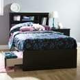 thumbnail image 1 of South Shore Step One Twin Mates Bed with 3 Drawers, in Pure Black, 1 of 9