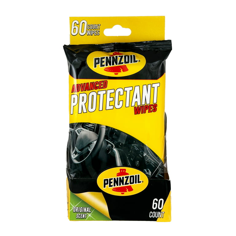 Pennzoil Protectant Wipes - Car Cleaner, Interior Car Wipes for Advanced  Car Cleaning, Protectant Wipes, Pouch, 30-Count, 2 Packs