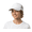 White, variant on Blank Mesh Adjustable Snapback Cotton 6-Panel Trucker Hat Cap, White