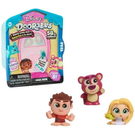 Just Play Disney Doorables Mini Peek Series 8 Collectible Figures, Kids Toys for Ages 5 up