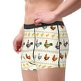 thumbnail image 4 of Daiia Funny Chicken Men's Underwear Boxer Briefs, Cotton Stretch Moisture-Wicking Underwear-Large, 4 of 9