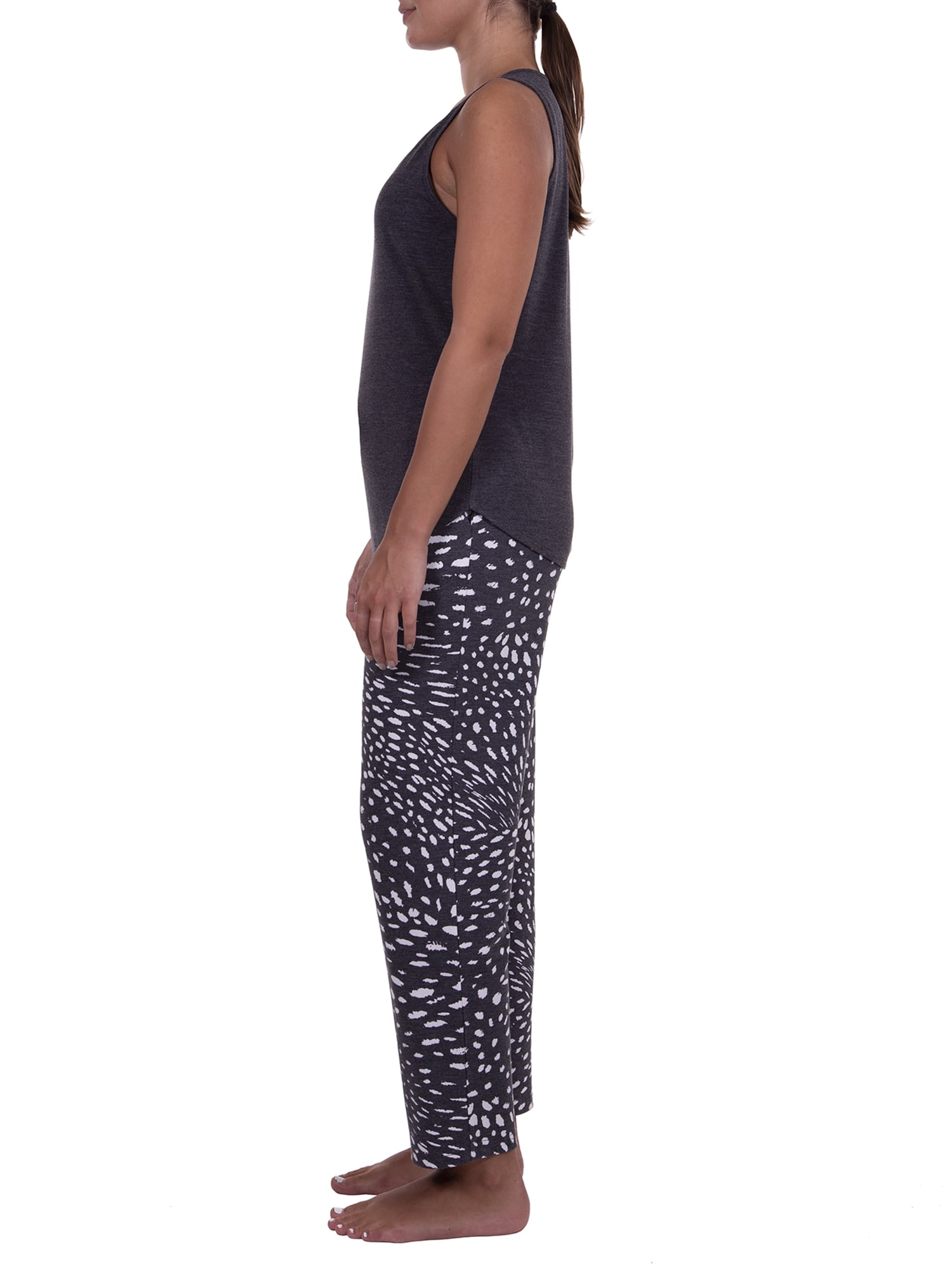 N Natori Studio Women's Tank Top and Capri Pant Sleep Set
