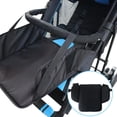 thumbnail image 6 of Stroller Footrest, Universal Stroller Footrest, Baby Stroller Extension Footrest, Stroller Extension Seat Plate, Stroller Footrest Accessories, Easy to Install (Black), 6 of 7