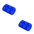 thumbnail image 2 of Advancent 6 Blue Silicone Baking Molds, Snowflake Can Pattern, Handmade Cake, Jelly, make Soap, DIY Ice Chocolate, Candle, Molde de torta 2piezas, 2 of 6