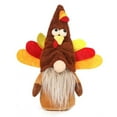 thumbnail image 5 of Fall Gnome Thanksgiving Decorations, Set of 2 Turkey Gnomes Plush Tomte Swedish Gnome Dolls, Autumn Harvest Tabletop Decor for Home Table Kitchen, 5 of 9