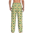 thumbnail image 3 of Goofa Sea Turtle Printed Soft Pajama Pants for Men, Wide Leg Comfy Casual Lounge Yoga Pants-Large, 3 of 9
