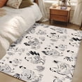 thumbnail image 4 of Beige Farm Chicken Area Rugs 3x5 ft Country Farmhouse Black White Rooster Chick Eggs Washable Rug Non Slip Indoor Carpet Absorbent Floor Mat for Living Room Bedroom Dining Room, 4 of 9