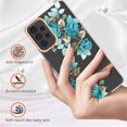 thumbnail image 6 of SaniMore for Samsung Galaxy A53 5G Case, Flexible TPU Magnetic Cover Support Wireless Charging Slim Flower Grass Pattern Shockproof Protective Shell for Ladies Women Girls, Green Flowers, 6 of 9