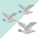 thumbnail image 4 of Toystoory Decoración de pared playera de 3 piezas con esplendor de gaviota para un retiro costero. 3 piezas de gaviotas y pájaros para colgar Decoración del hogar A, 4 of 4