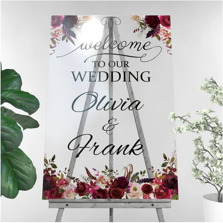Themed Wedding Sign - Wedding Welcome Sign - Wedding Reception - Wedding Signs for Ceremony (Wedding Sign 1 PVC Board)