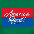 thumbnail image 3 of CafePress - America First T Shirt - Women's Traditional Fit Dark T-Shirt, 3 of 4