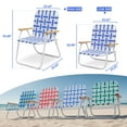 thumbnail image 4 of Sekey Portable Beach Chair, Lightweight Foldable Chair with Carry Bag for Camping, Picnics, Fishing, and Outdoor Events, 4 of 7
