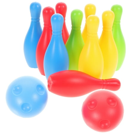 

1 Set Bowling Toy Funny Mini Bowling Game Educational Toy for Kid Baby Child (Bottles Of 11 Cm High)