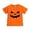 a-161Orange26, variant on Kids Crew Neck Short Sleeve Pumpkin Face Print Soft Lightweight Halloween Holiday Daily Versatile Casual Tee Tops For Boys Girls Cozy Tops 4-5 Years