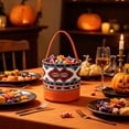 thumbnail image 5 of Halloween Basket for Kids Handheld Pumpkin Storage Candy Basket 8.6x9.0in for Trick or Treat Party Home Decor by OVFUIZ, 5 of 6