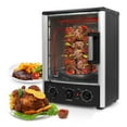 thumbnail image 4 of NutriChef PKRT97 Kitchen Countertop Rotisserie Toaster Oven Cooker w/ Rack & Pan, 4 of 6
