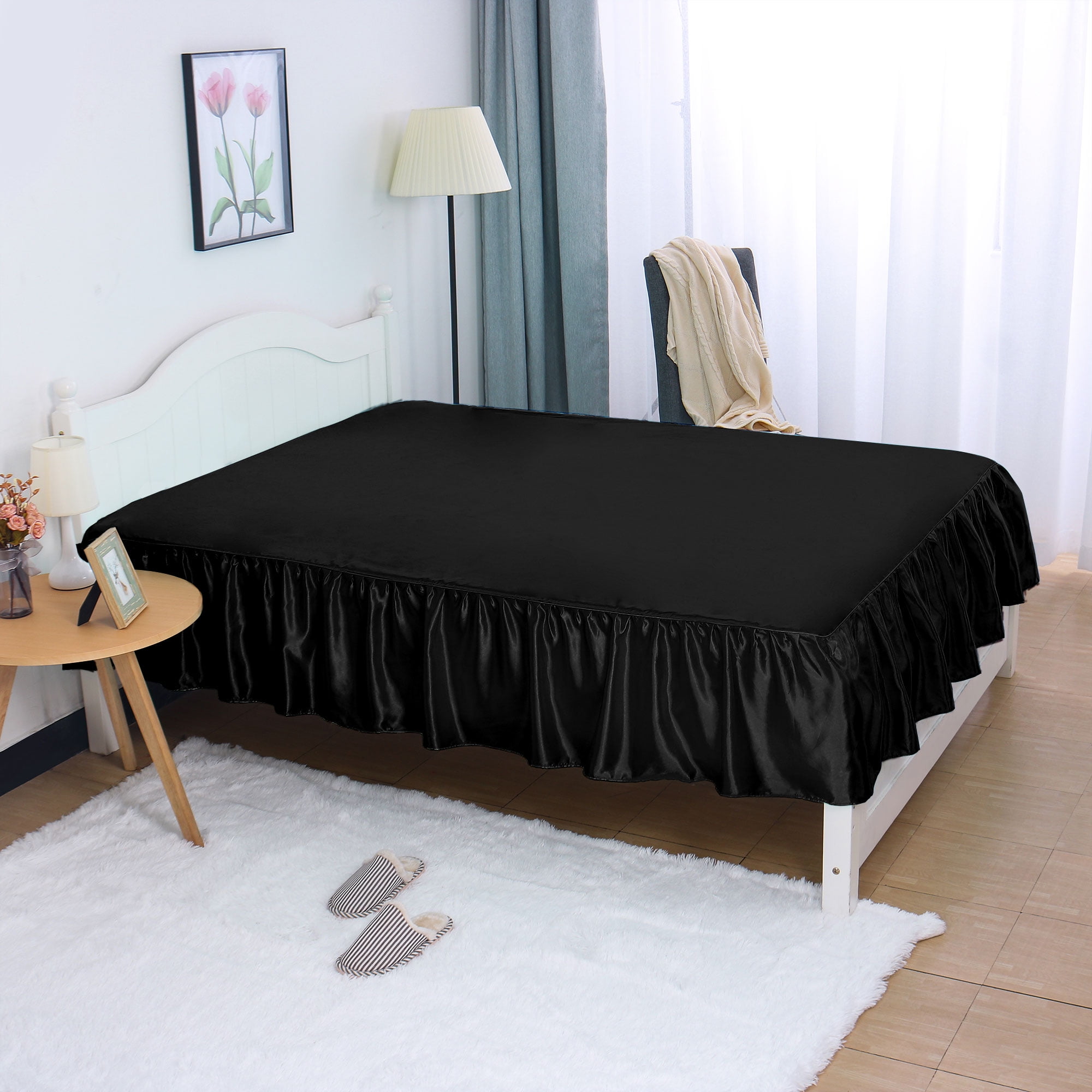 mid length satin skirts queen size