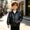 Black, variant on FSYBOA Boys Casual Jacket Size 6T, Collared Fashion Long Sleeve Loose Fit Fall Outerwear Black