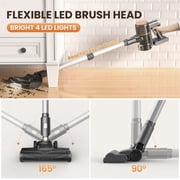 YOMA Cordless Stick Vacuum Cleaner,Lightweight Self-standing Vacuum for Home Pet Hair Carpet Hardwood Floor