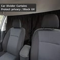 thumbnail image 5 of 2pcs/set Car Privacy Curtains Sun Shade Isolation Privacy Curtain Car Air Conditioning Divider Curtain for Front And Rear Seats, 5 of 7