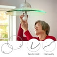 thumbnail image 6 of OUNONA Ceiling Lights Fixing Clips Downlight Clips Silver 12-Pcs, 6 of 8