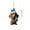 D, variant on JeashCHAT Dachshund Christmas Ornament, Christmas Decorations Gift for Dog Lovers, 2D Acrylic Dachshund Christmas Tree Ornaments Christmas Dog Hanging Pendant Xmas Keepsake