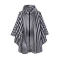 thumbnail image 1 of MIASHUI Poncho de Pluie Imperméable avec Capuchon et Fermeture Éclair Imperméable pour Adultes, Blanc, Taille Unique, 1 of 8