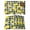 Yellow, variant on Yellow Lemons Placemats Set of 8, Summer Citrus Fruits Leaves Black Stripes Placemats for Dining Table, Place Mats for Kitchen Tabletop, Waterproof Wipeable Dining Table Mats Set