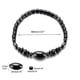 thumbnail image 3 of Tobillera de hematita magnética para hombres y mujeres, tobillera de obsidiana magnética de drenaje linfático antihinchazón, tobillera magnética para mujer de playa, 3 of 11