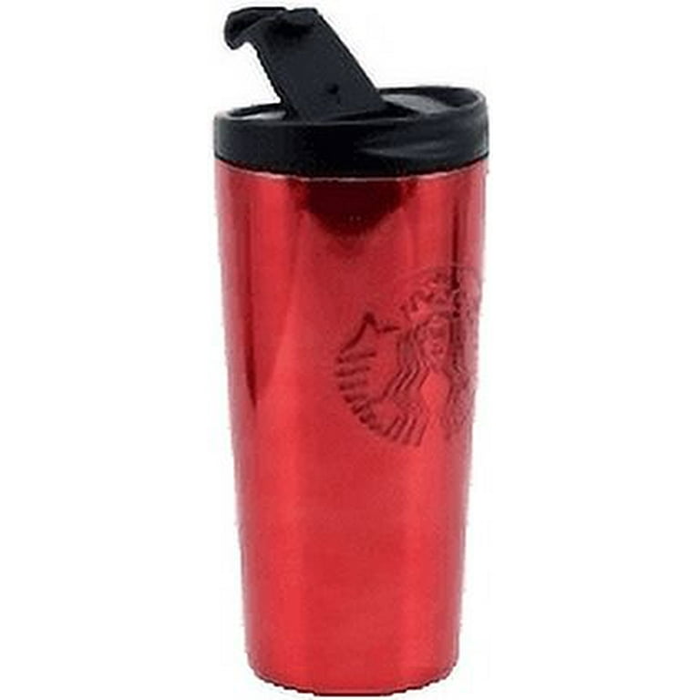 Starbucks Stainless Steel Red Tumbler, Insulated Double Wall, 16Oz