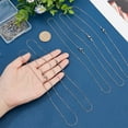 thumbnail image 3 of 12 cadenas de serpiente para hombre y mujer, de acero inoxidable 304, con baño de plata al vacío., 3 of 6