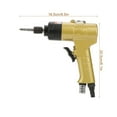 thumbnail image 3 of 5000rpm 1/4" Pneumatic Air Screwdriver Reversible Type Industrial Screw Driver Tool For Machine Manufacturing,Auto Repair, Mechanical,Electrical Assembly, 3 of 8