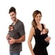 thumbnail image 4 of Camiseta casual de manga corta con cuello redondo y multifuncional de papá canguro, 4 of 6