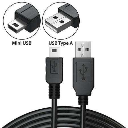 USB A to Mini USB 3FT Data Sync Charger Cable For GPS Camera PS3 MP4 Speakers PDA Sony PlayStation 3 TomTom BlackBerry Garmin HTC Motorola Samsung Digital Camera Nikon Portable HDD