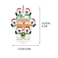 thumbnail image 3 of Decoraciones de Árbol de Navidad Decoración de Navidad Colgante de Resina Colgante de Árbol de Navidad Familia Ornamentos de Árbol de Navidad, 3 of 3