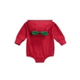 thumbnail image 4 of Inevnen Newborn Apple Hoodie Romper Baby Boy Girl Jumpsuit Playsuit One Piece Outfit Clothes, 4 of 8