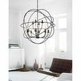 thumbnail image 3 of CWI Lighting Arza 12 Light Up Chandelier With Brown Finish, 3 of 4