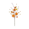 thumbnail image 1 of Oimcto Halloween Pumpkin Artificial Tree Branch 43Cm,Artificial Pumpkin Berry Branches Simulation Plant Picks Stems with Berry for Kitchen Table Centerpiece Autumn Christmas Decoration, 1 of 9