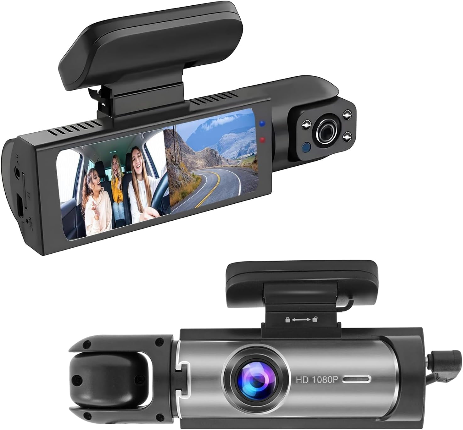 TOGUARD Dash Cam for Cars, 2.45-inch Full HD 1080P Front Wide