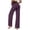 *Purple, variant on VBVC Women's High Waisted Wide Leg Pants , Quick-Dry Yoga Pants For Women,Ladies' Stretchy Athleisure Trousers with Pockets,Beige,XS-XL