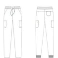 thumbnail image 4 of Beverly Hills Uniforms Flex Women's Stretch Yoga Jogger Scrub Pants, 4 of 4