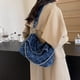 thumbnail image 5 of Bolso Mano Hobo Elegante para Mujer Tela Vaquera Gran Capacidad Viajes Al Aire Libre, 5 of 6