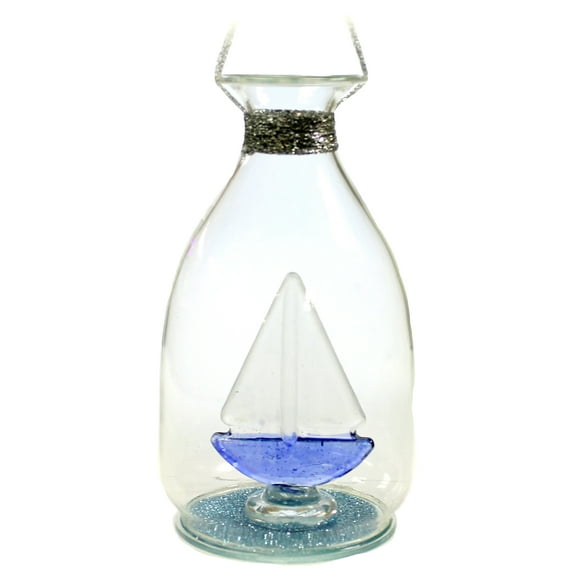 Midwest CBK- 5 Inch Bottle Ornament With Sailboat