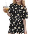 thumbnail image 1 of Vestido de Verano con Mangas Niños Impresión de Verano Ocio Cuello Redondo Mangas Cortas Y Pantalones Cortos Conjunto de Dos Piezas Conjunto de Verano Lindo, 1 of 8